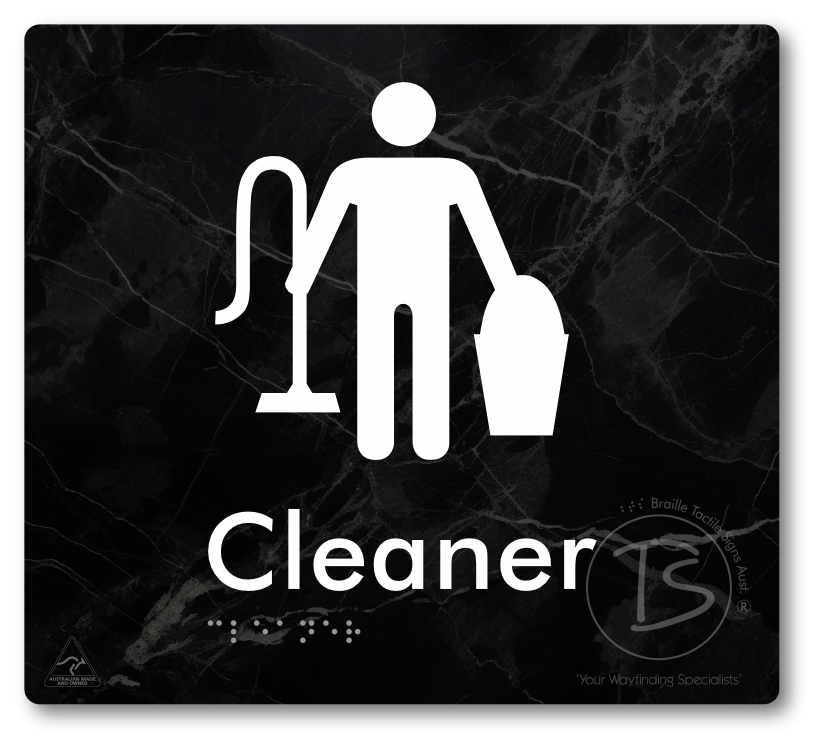 Cleaner - Braille Tactile Signs Aust.
