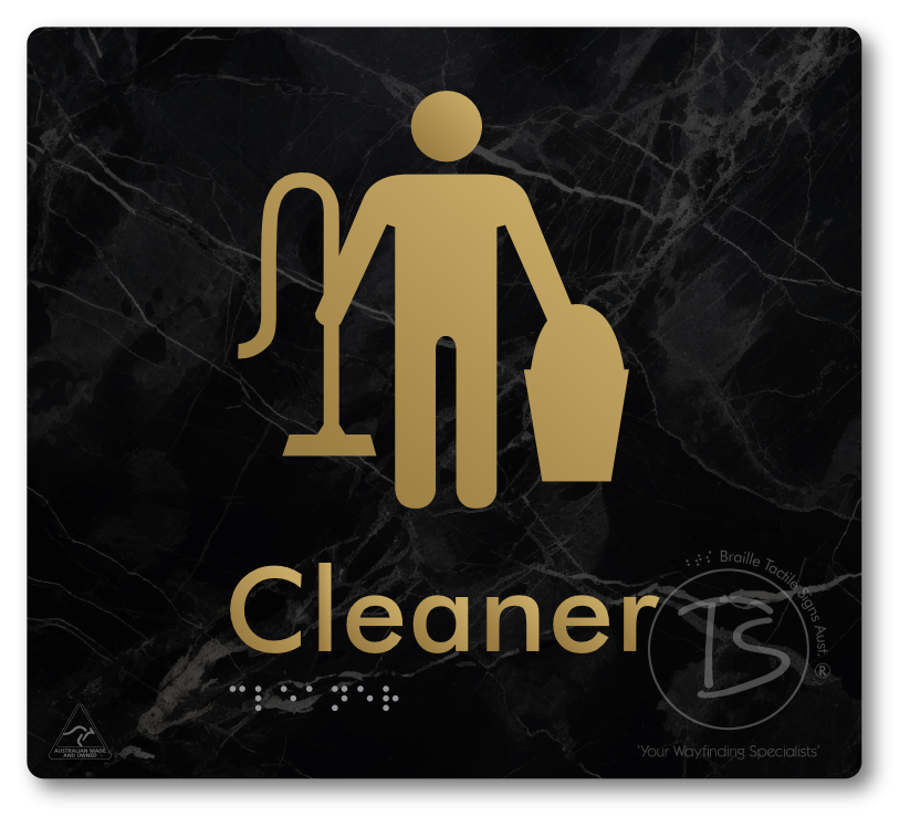 Cleaner - Braille Tactile Signs Aust.