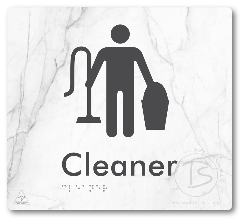 Cleaner - Braille Tactile Signs Aust.