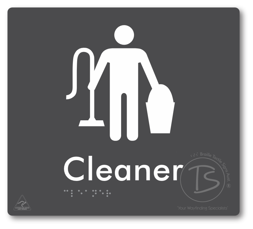 Cleaner - Braille Tactile Signs Aust.