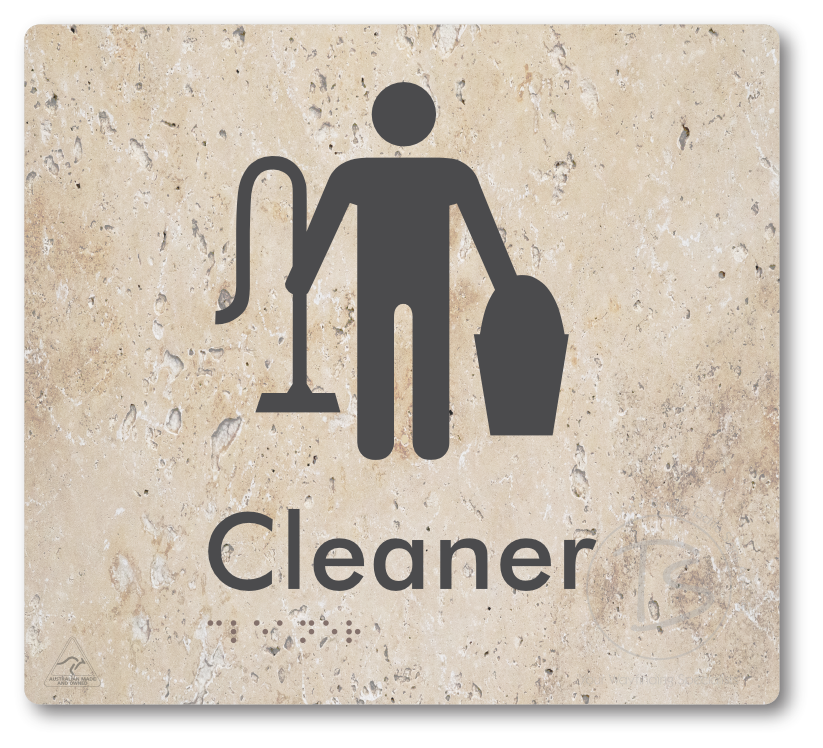 Cleaner - Braille Tactile Signs Aust.