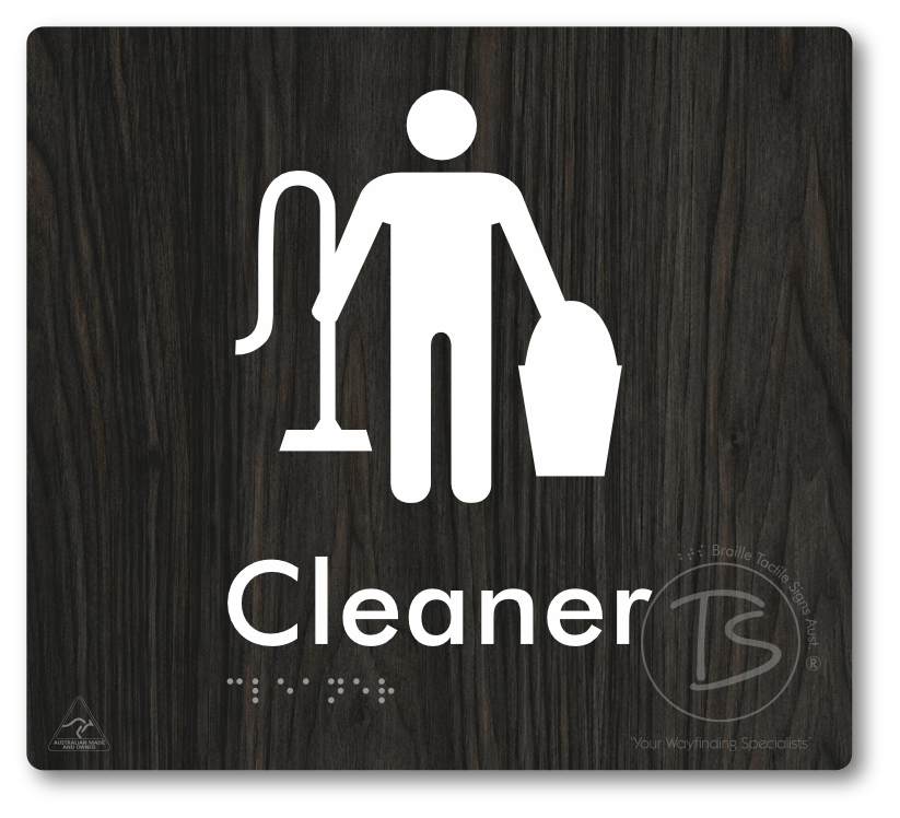 Cleaner - Braille Tactile Signs Aust.