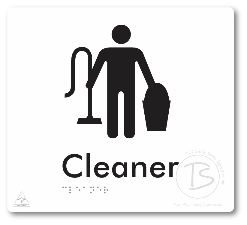 Cleaner - Braille Tactile Signs Aust.