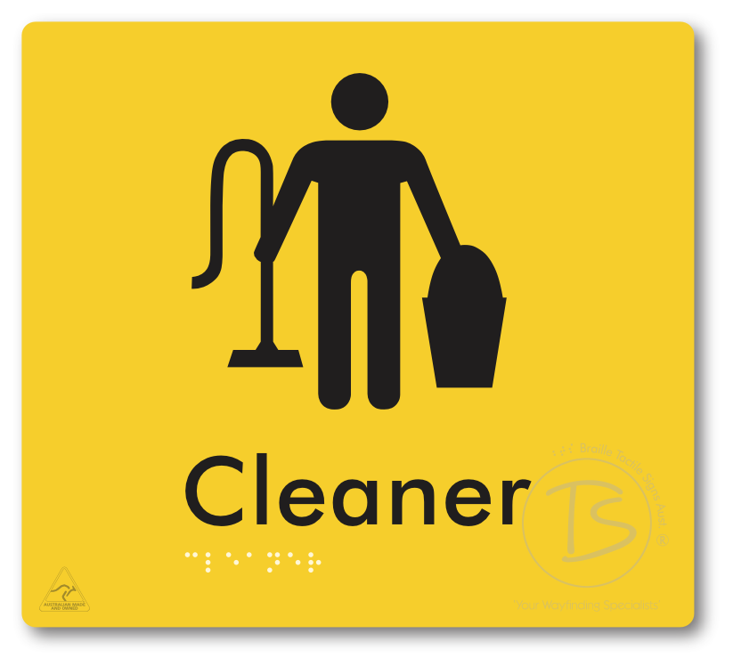 Cleaner - Braille Tactile Signs Aust.