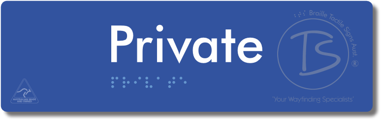 Private - Braille Tactile Signs Aust.