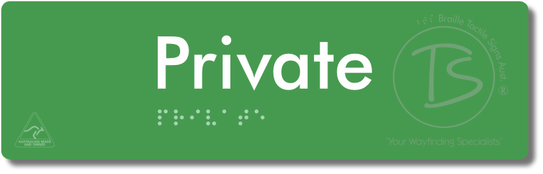 Private - Braille Tactile Signs Aust.