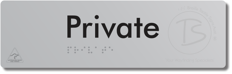 Private - Braille Tactile Signs Aust.