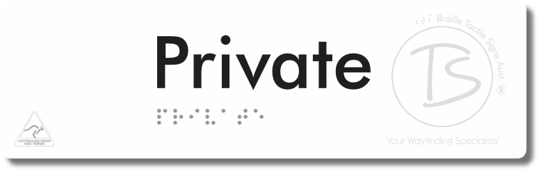 Private - Braille Tactile Signs Aust.
