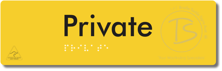 Private - Braille Tactile Signs Aust.
