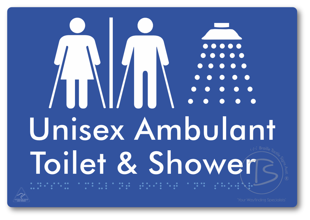 Unisex Ambulant Toilet & Shower with Air Lock