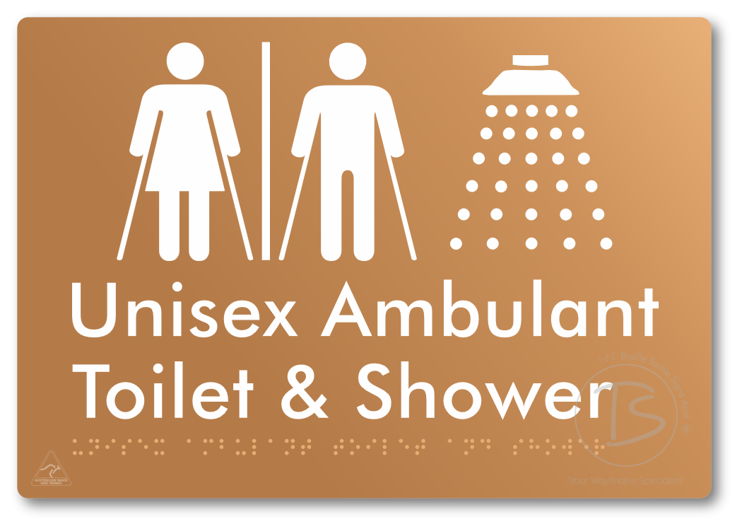 Unisex Ambulant Toilet & Shower with Air Lock