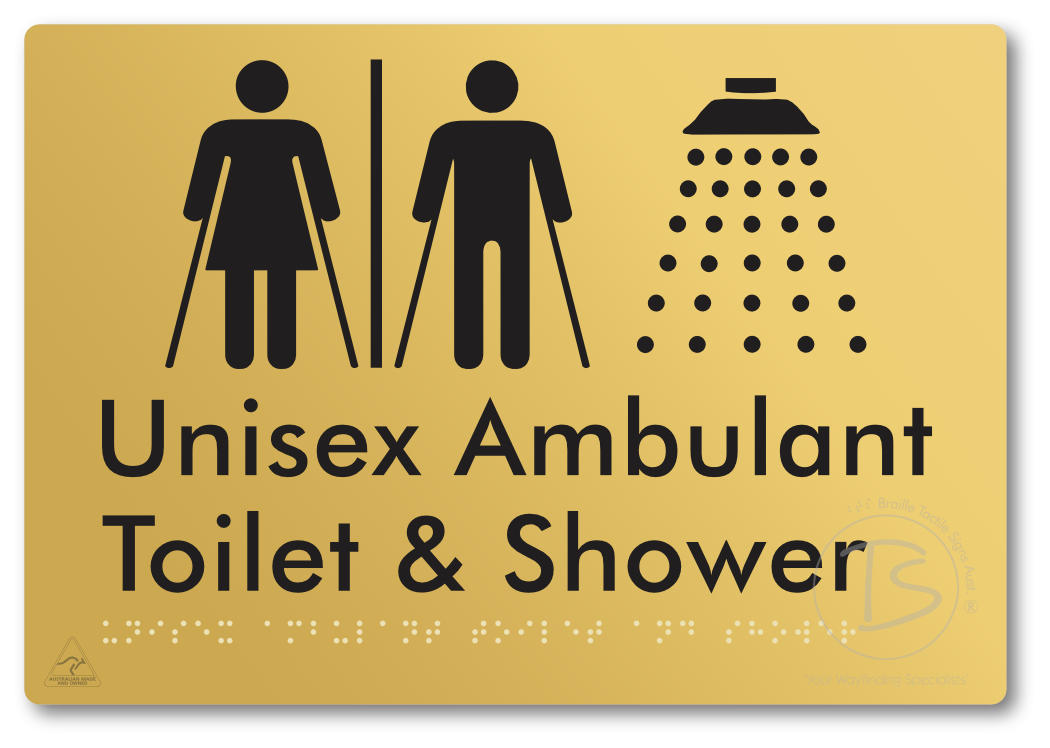 Unisex Ambulant Toilet & Shower with Air Lock