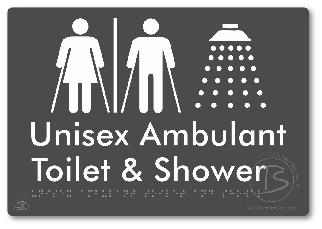 Unisex Ambulant Toilet & Shower with Air Lock