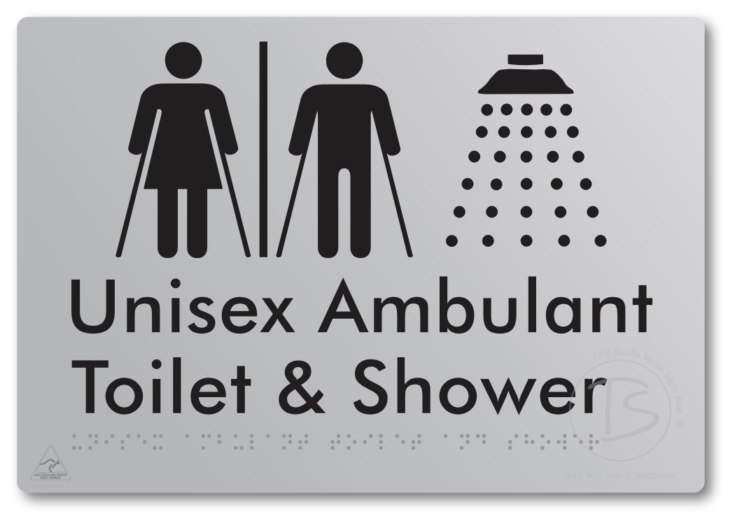 Unisex Ambulant Toilet & Shower with Air Lock