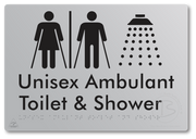 Unisex Ambulant Toilet & Shower with Air Lock