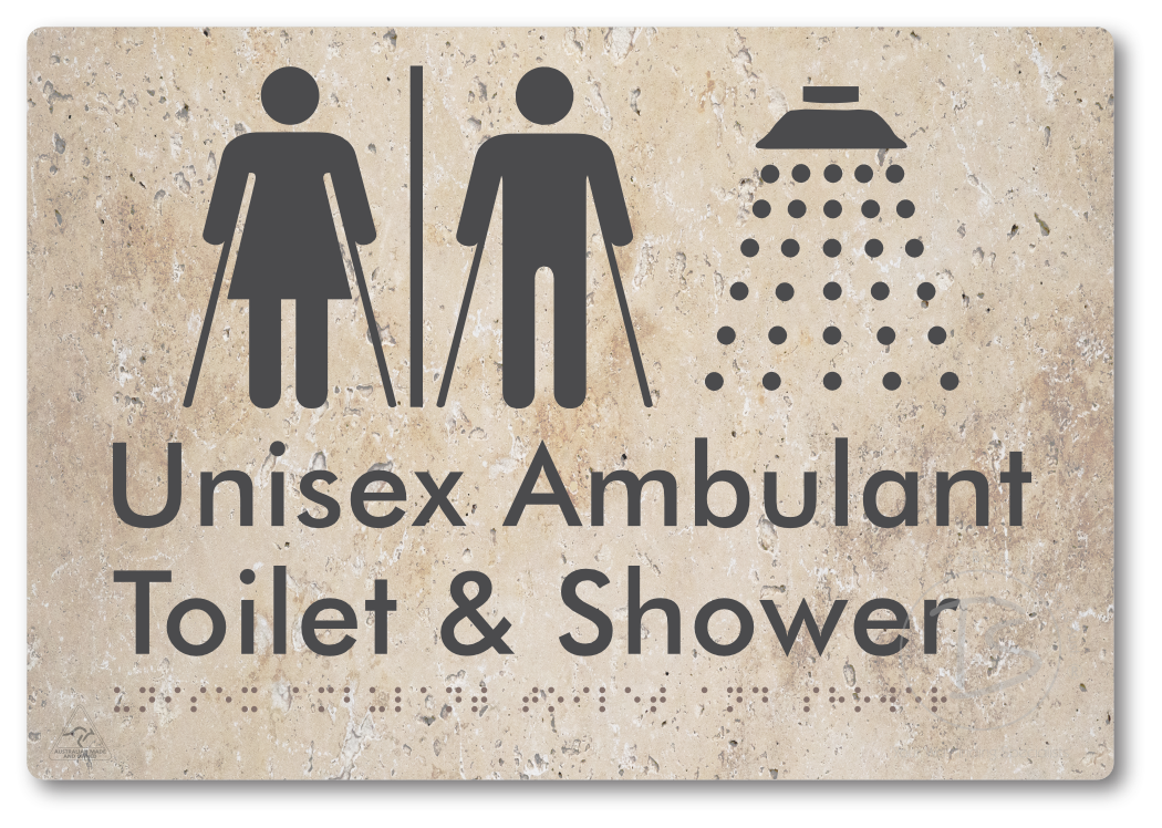 Unisex Ambulant Toilet & Shower with Air Lock