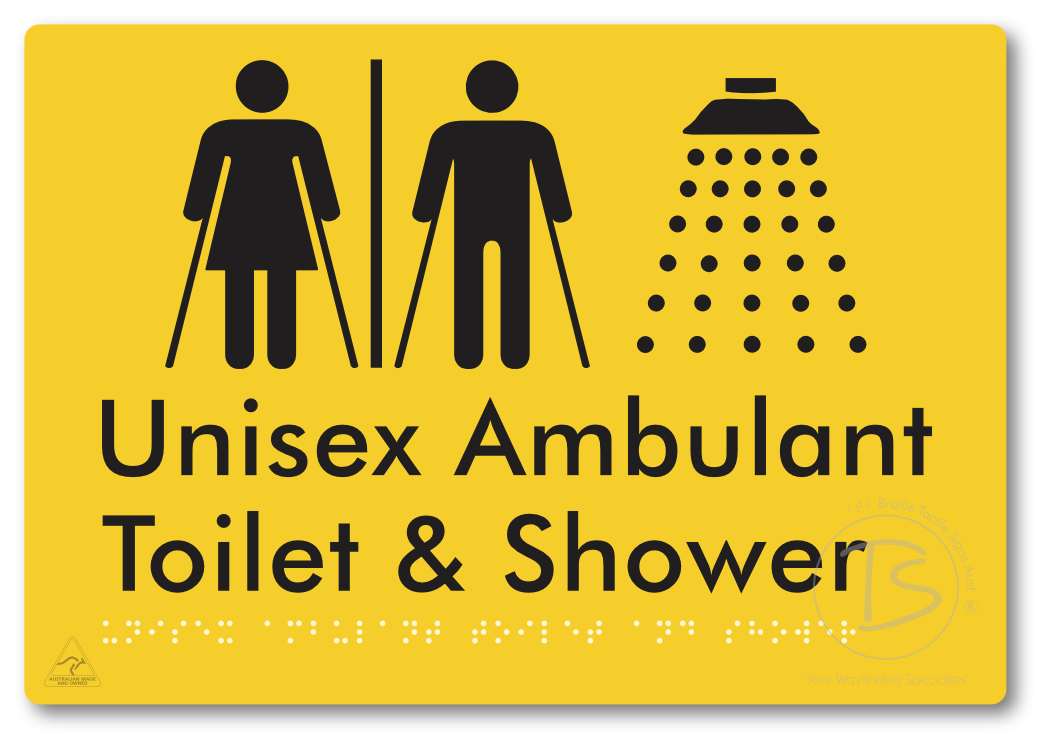 Unisex Ambulant Toilet & Shower with Air Lock