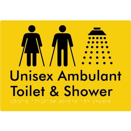 Unisex Ambulant Toilet & Shower