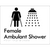 Female Ambulant Shower