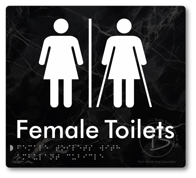 Female Toilets with Ambulant Cubicle with Air Lock