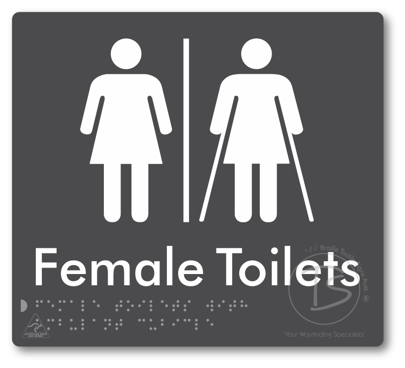 Female Toilets with Ambulant Cubicle with Air Lock