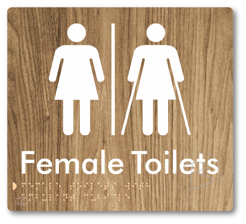 Female Toilets with Ambulant Cubicle with Air Lock