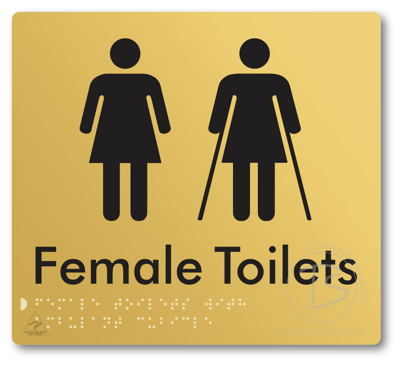 Female Toilets with Ambulant Cubicle