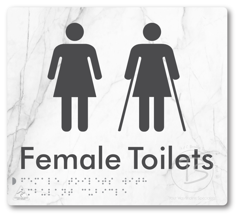 Female Toilets with Ambulant Cubicle