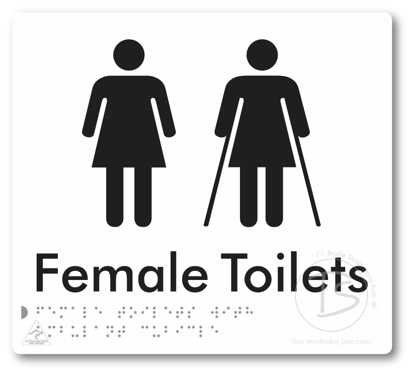 Female Toilets with Ambulant Cubicle