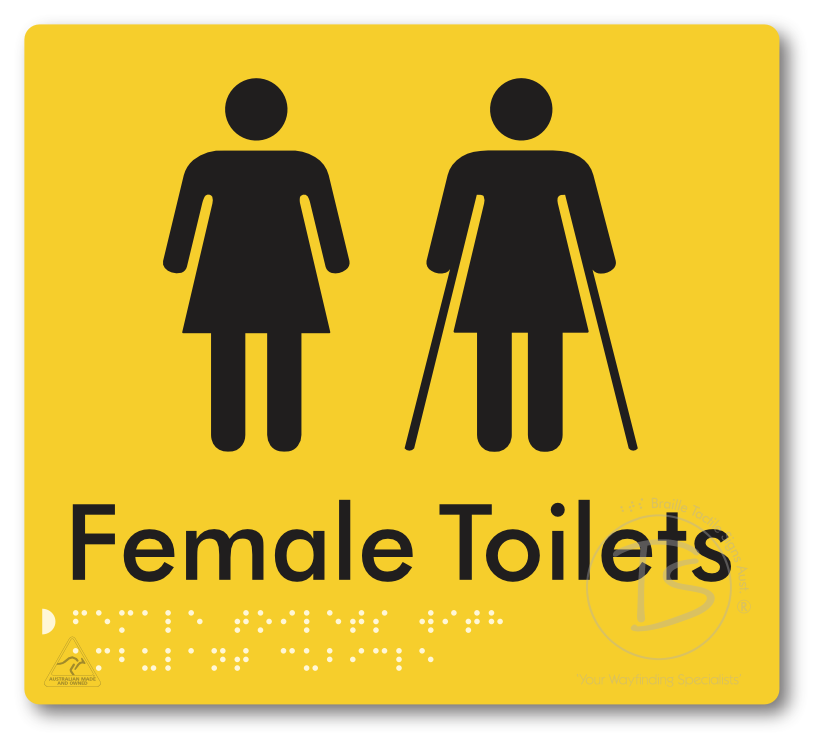 Female Toilets with Ambulant Cubicle