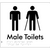 Male Toilets with Ambulant Cubicle