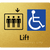 Accessible Lift - Arrow Down