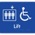 Accessible Lift - Arrow Down