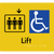 Accessible Lift - Arrow Down