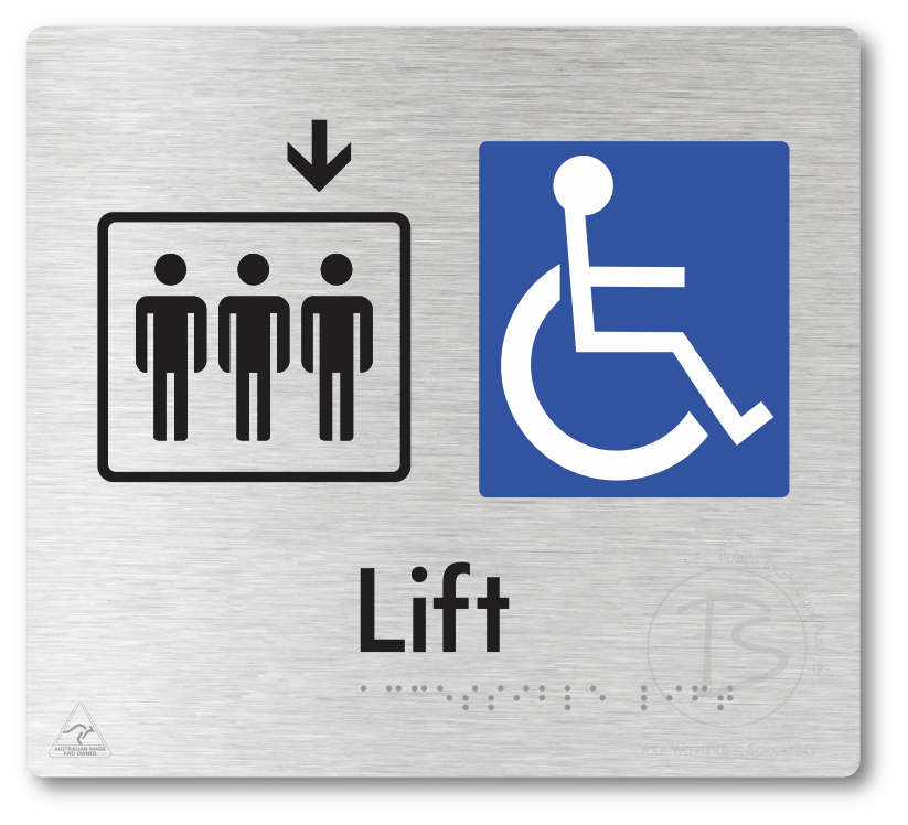 Accessible Lift - Arrow Down
