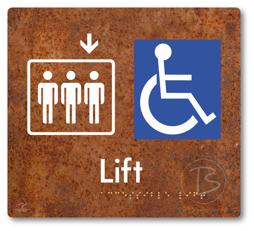 Accessible Lift - Arrow Down