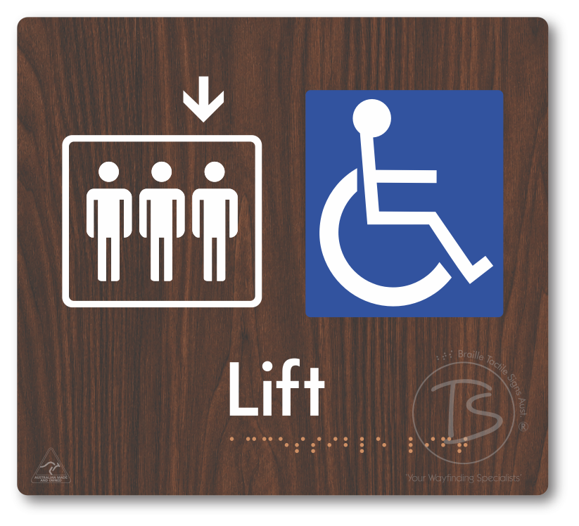 Accessible Lift - Arrow Down