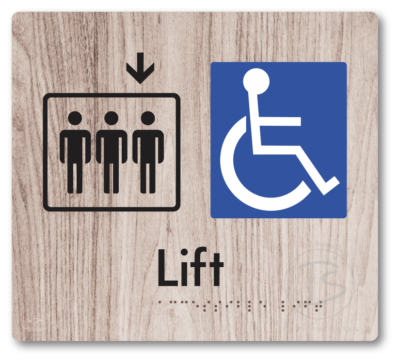 Accessible Lift - Arrow Down