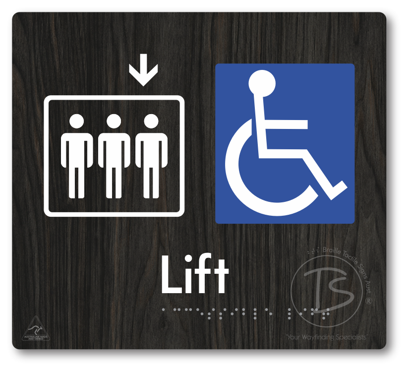 Accessible Lift - Arrow Down