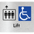 Accessible Lift - Arrow Up