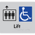 Accessible Lift - Arrow Up
