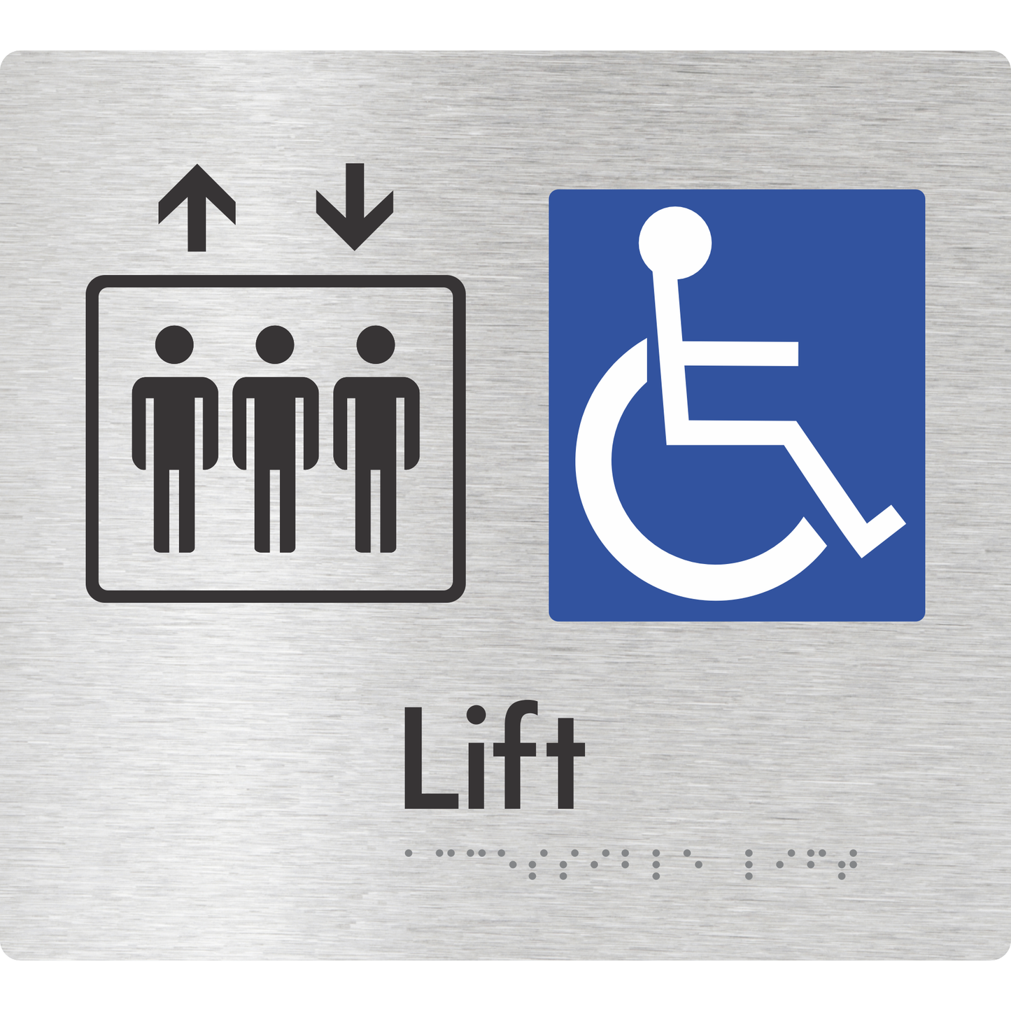 Accessible Lift - Braille Tactile Signs Aust.