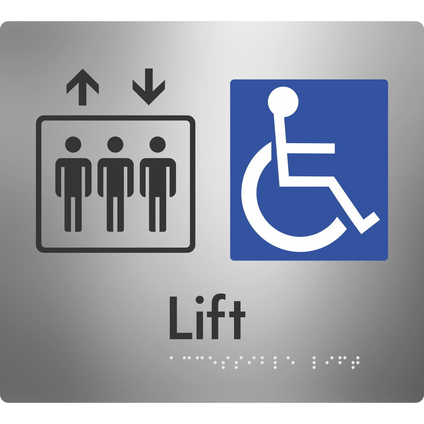 Accessible Lift - Braille Tactile Signs Aust.