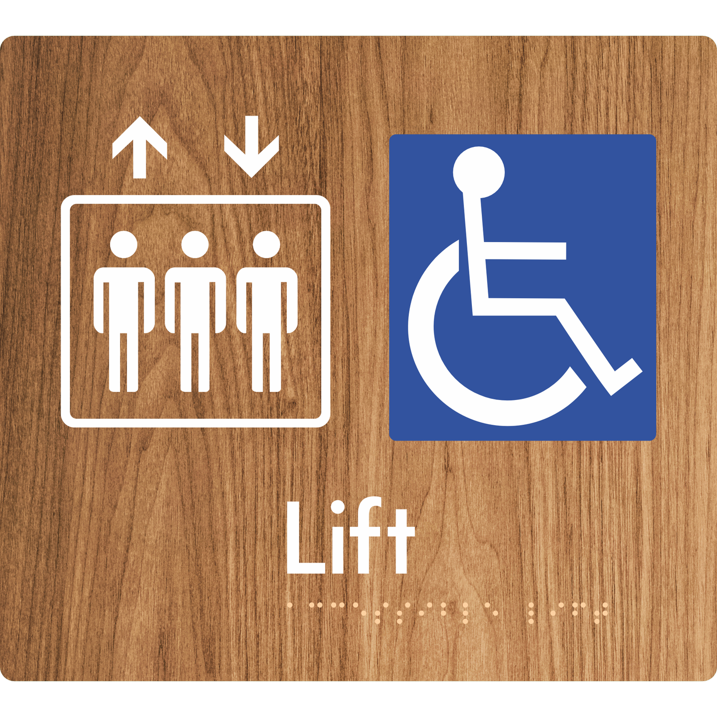 Accessible Lift - Braille Tactile Signs Aust.