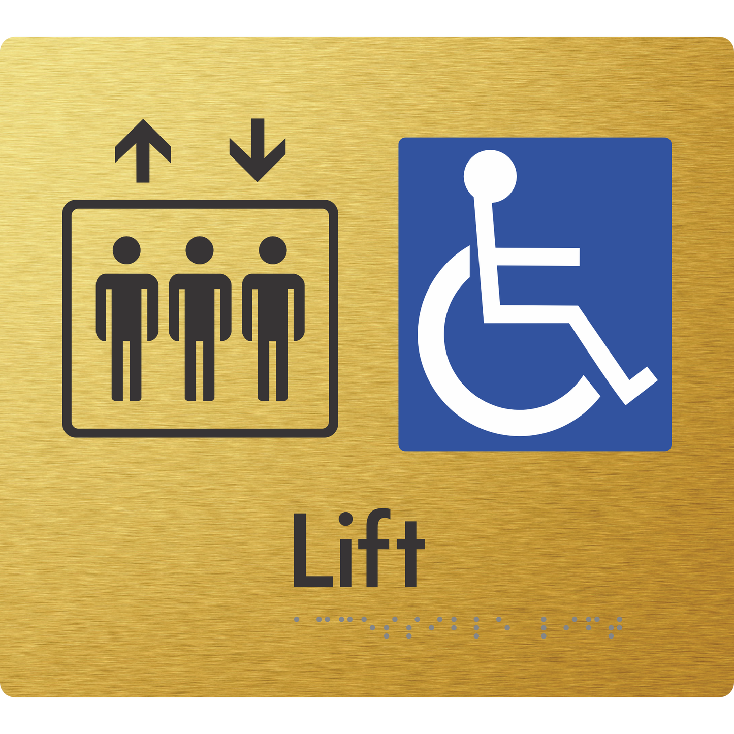 Accessible Lift - Braille Tactile Signs Aust.