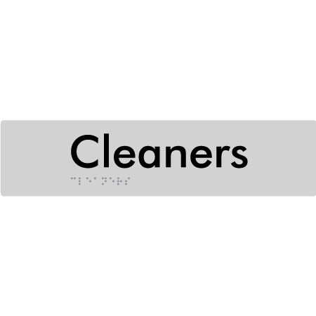 Cleaners - Braille Tactile Signs Aust.