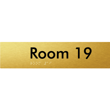 Room 19 - Braille Tactile Signs Aust.