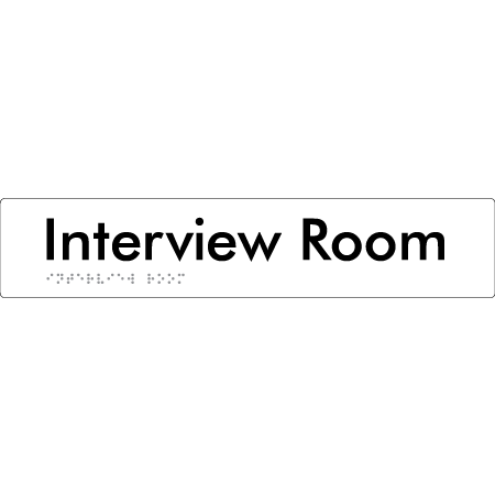 Interview Room - Braille Tactile Signs Aust.