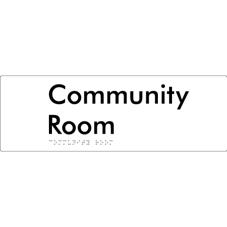 Community Room - Braille Tactile Signs Aust.