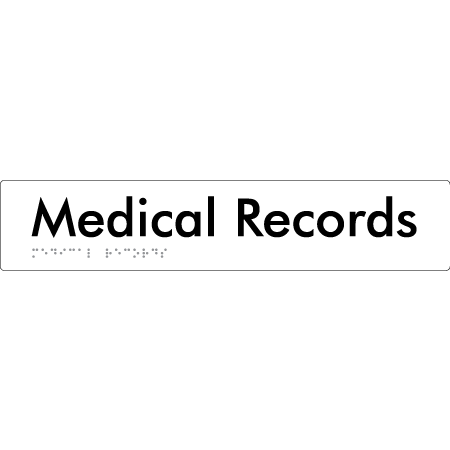 Medical Records - Braille Tactile Signs Aust.